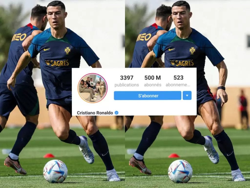 Christiano Ronaldo Hit 500 Million Followers on Instagram